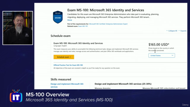 Microsoft 365 Identity and Services (MS-100) - Screenshot_01