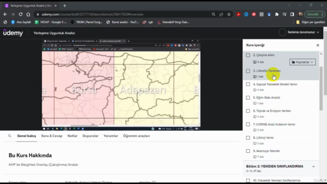 Yerleşime Uygunluk Analizi – Screenshot 1
