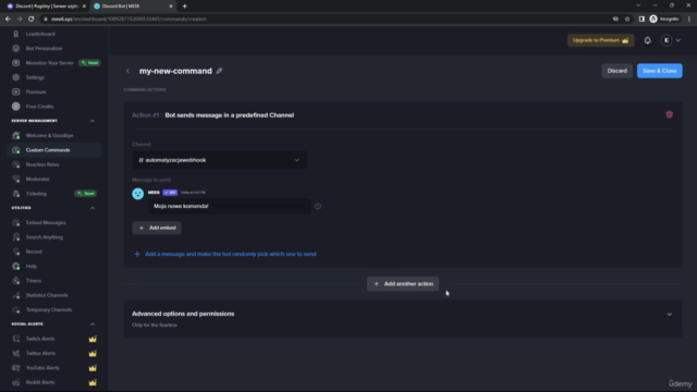 Kurs Discord – serwery, użytkownicy, boty, AI – Screenshot 1