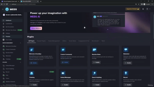 Kurs Discord – serwery, użytkownicy, boty, AI – Screenshot 2