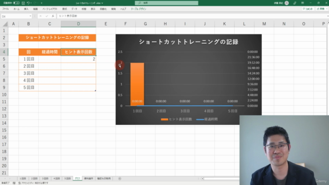 Excelレベルアップ講座【MOS Excel 365・2019に対応！初心者スキルアップ＆合格へ　無駄なく速習】 - Screenshot_04