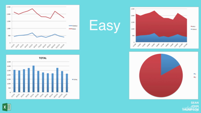 Microsoft Excel - Basic Data Visualization in Excel – Screenshot 1