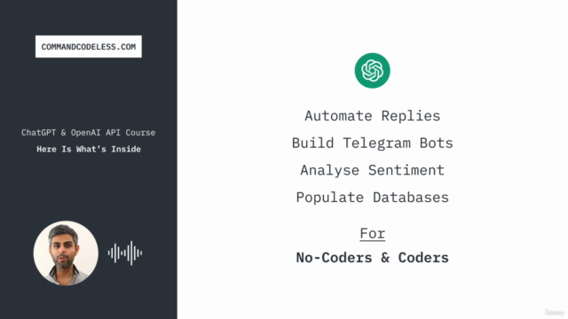 The Complete 'No-Code' ChatGPT & OpenAI API Course – Screenshot 3