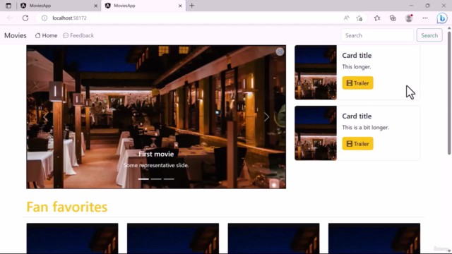 ANGULAR: UI/UX, BOOTSTRAP, ROUTING - PART II – Screenshot 1