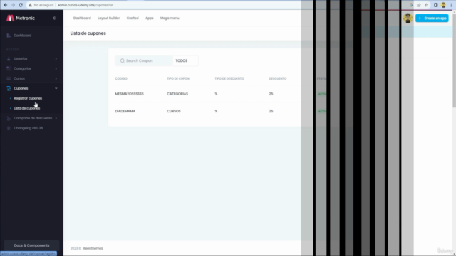 Crea tu Plataforma de cursos online con LARAVEL Y ANGULAR – Screenshot 2