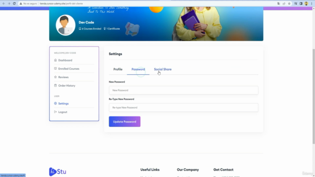 Crea tu Plataforma de cursos online con LARAVEL Y ANGULAR – Screenshot 4