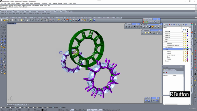 How to model eternity ring in Rhino 3D - Screenshot_04