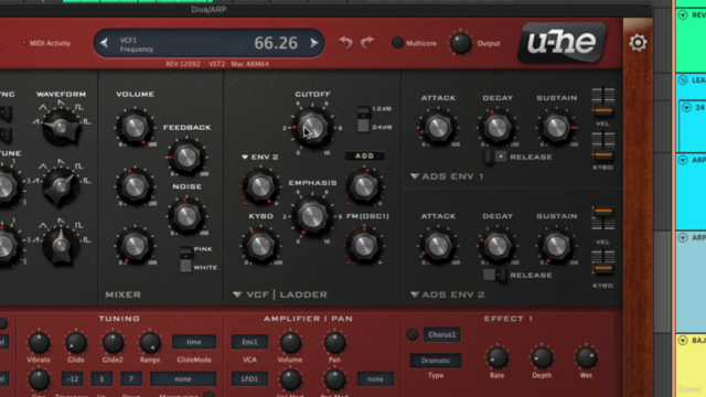Curso de Diva ¡Aprende la síntesis de sonido de Diva! – Screenshot 1