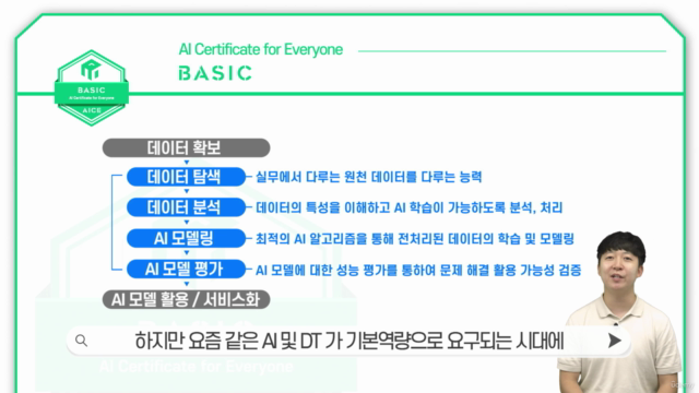 [AICE 자격대비반] 인공지능(AI) 능력시험 AICE Basic 올인원 패키지 - Screenshot_01