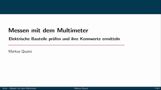 Messen mit dem Multimeter - Elektrische Bauteile prüfen - Screenshot_03