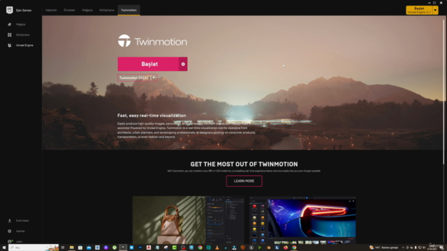 Twinmotion 2023 Gerçekçi Render Eğitim Seti – Screenshot 4