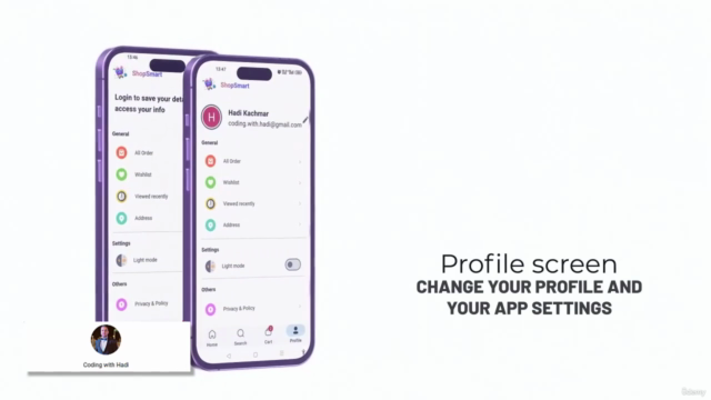 [AR] Flutter & Firebase: Build E-commerce & Admin App [2024] – Screenshot 1