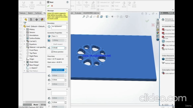 SOLID WORKS SHEETMETAL COMPREHENSIVE COURSE & OTHER TOPICS – Screenshot 2