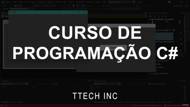 Curso de Programação C# Completo – Screenshot 1