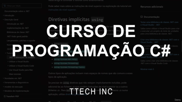Curso de Programação C# Completo – Screenshot 3