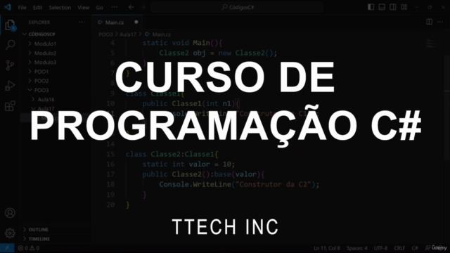 Curso de Programação C# Completo – Screenshot 4