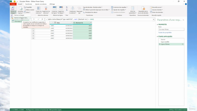 Analyse dynamique de données avec Excel – Screenshot 2