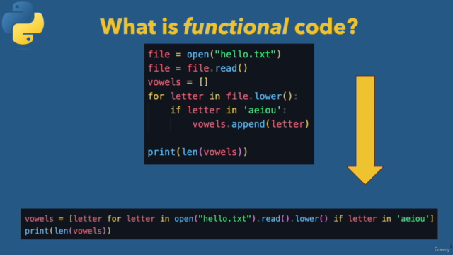 Functional Programming with Python Comprehensions – Screenshot 1
