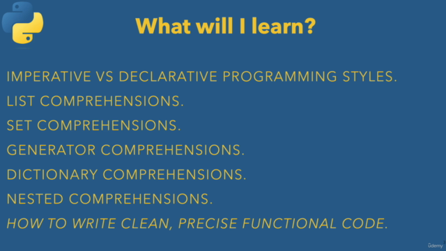 Functional Programming with Python Comprehensions – Screenshot 2