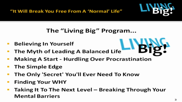 The Living Big Program – Screenshot 4