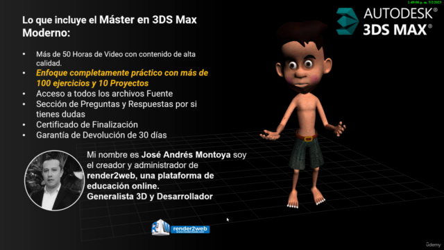 Curso Fundamental de 3DS Max 2024 – Screenshot 4