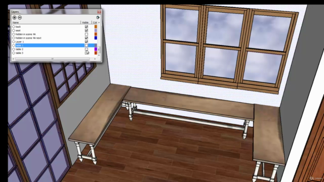 SketchUp BootCamp:  Creating Interiors with SketchUp – Screenshot 3