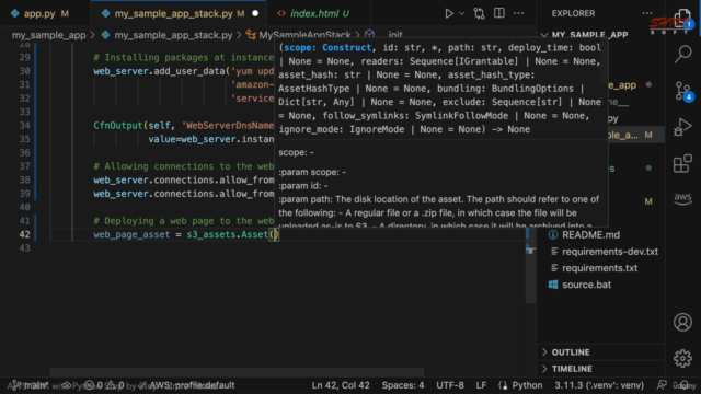AWS CDK with Python Step by Step – Screenshot 3