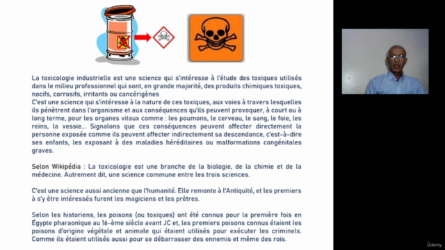 Cours élémentaire de toxicologie industrielle – Screenshot 1