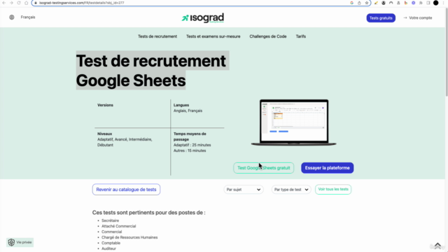 Google Sheets : Examen - Screenshot_04