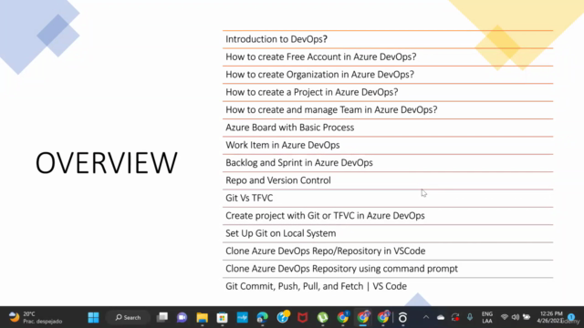 Azure DevOps Training – Screenshot 1