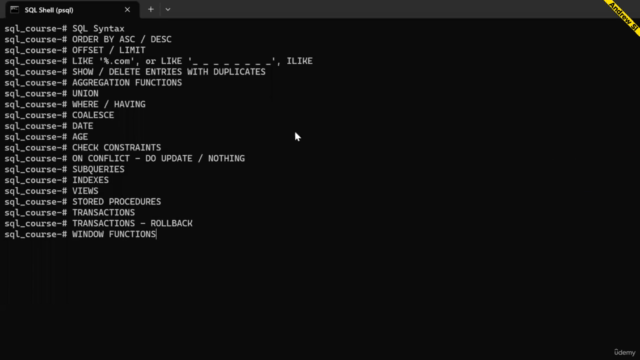 SQL & PostgreSQL in 1.5 h: Complete SQL Course from Scratch – Screenshot 3