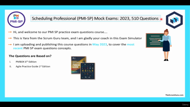 Scheduling Professional (PMI-SP) Mock Exams: 2024, 510 Q – Screenshot 2