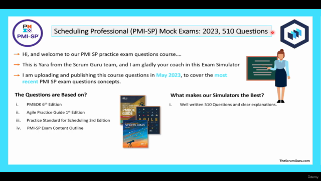 Scheduling Professional (PMI-SP) Mock Exams: 2024, 510 Q – Screenshot 3