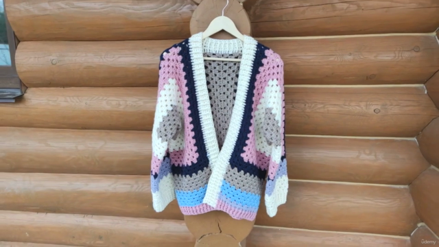 Crochet Cardigan "Granny's Cardi" for Spring – Screenshot 3
