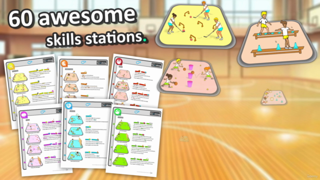 Teach elementary physical education: Stations + Activities – Screenshot 1