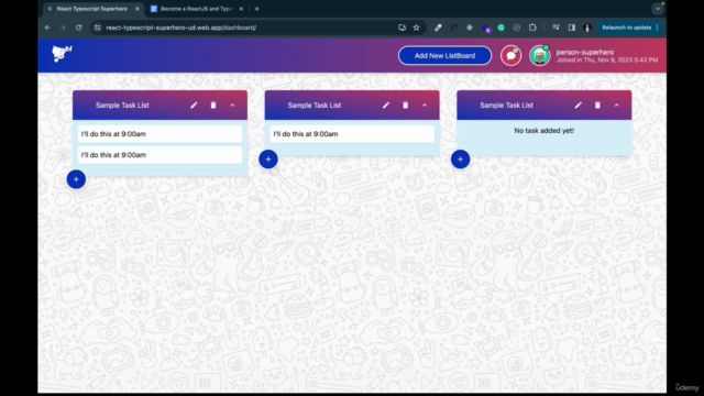 Become a ReactJS and Typescript Superhero + Project Zeus – Screenshot 3