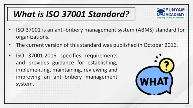 Foundation Training on ISO 37001 Anti-bribery System – Screenshot 1