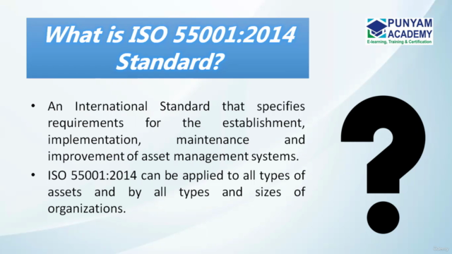 Foundation Training on ISO 55001 Asset Management System – Screenshot 1