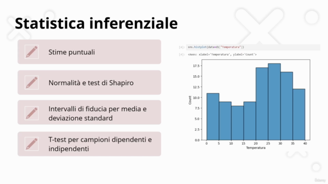 Statistica per Data Analyst e sviluppatori – Screenshot 4
