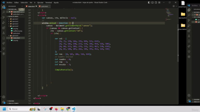 Crea juegos 2D con JAVASCRIPT Y CANVAS – Screenshot 2