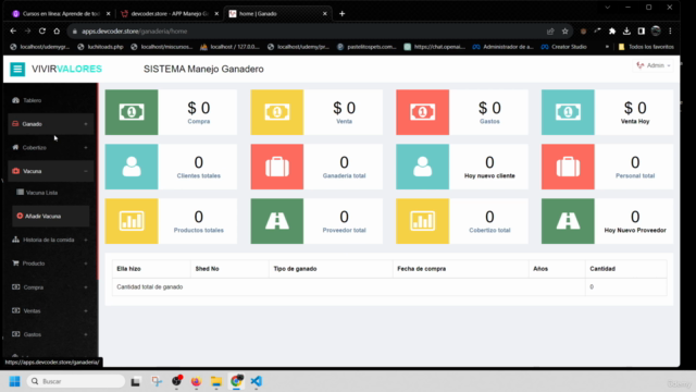 Desarrollo de Sistemas Ganaderos bajo el Paradigma MVC – Screenshot 1