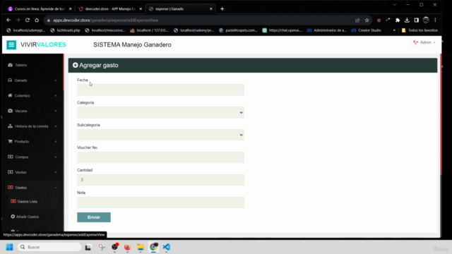 Desarrollo de Sistemas Ganaderos bajo el Paradigma MVC – Screenshot 3