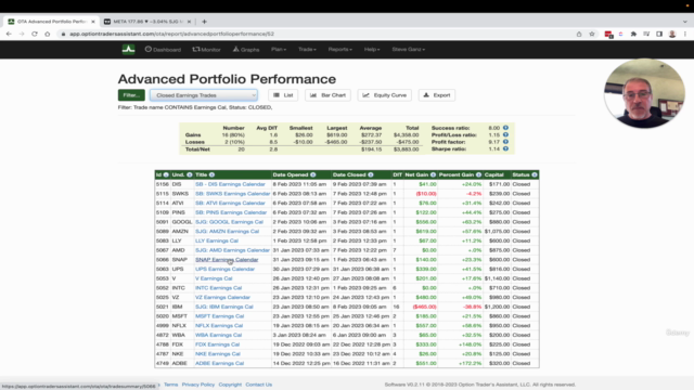 5 Calendar Trades - Detailed Walk through – Screenshot 4