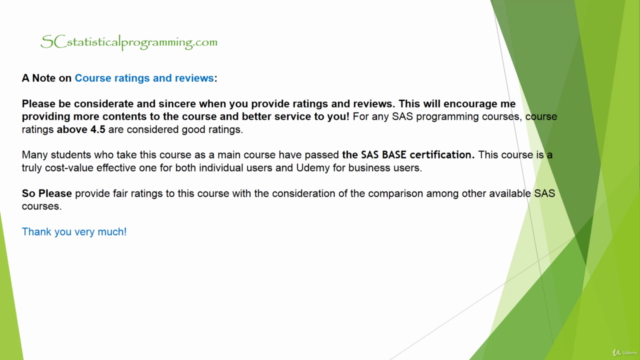 SAS Programming BASE Certification Course for SAS Beginners – Screenshot 2