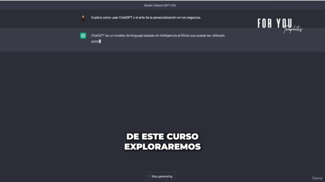 ChatGPT para los negocios: Domina Chat GPT de Cero a Experto - Screenshot_03