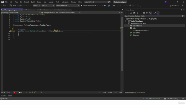 Deep dive into Unit Testing – Screenshot 1
