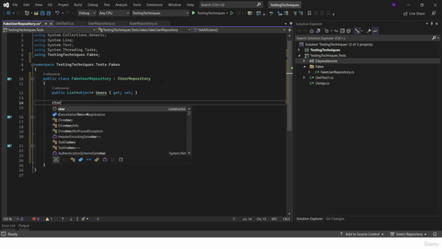 Deep dive into Unit Testing – Screenshot 3