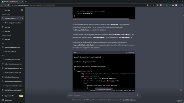 Crea aplicación .NET MVC con SQL Server y ChatGPT desde cero – Screenshot 4