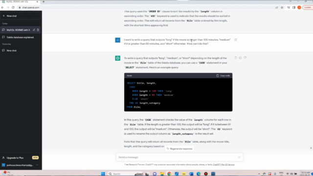 Learn SQL in a Day: ChatGPT Enhanced Crash Course – Screenshot 2