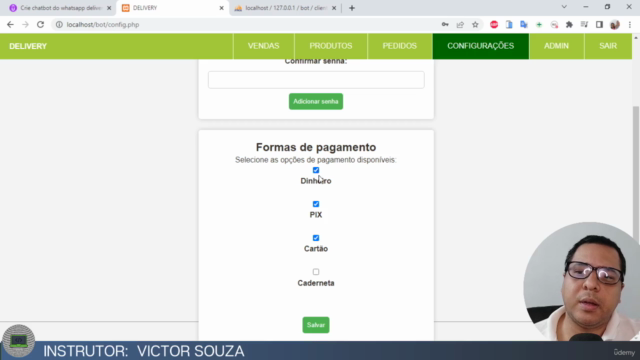 Crie chatbot do whatsapp delivery com painel. PHP Python BOT – Screenshot 4